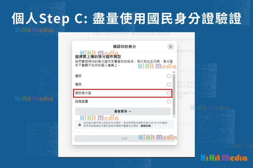 Facebook粉專驗證教學步驟