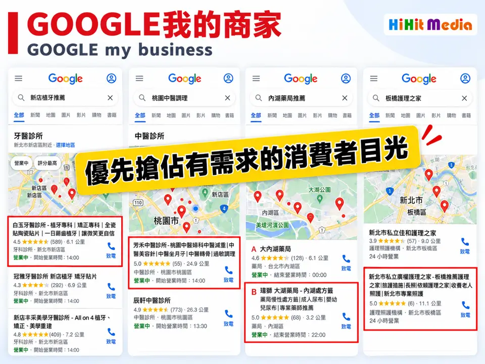 Google 商家頁面優化