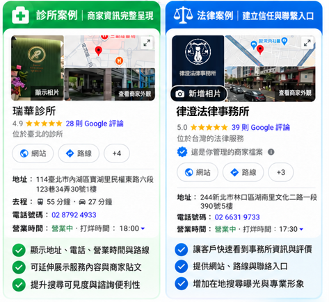 Google 商家頁面優化